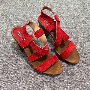 FINAL SALE High heeled summer sandals